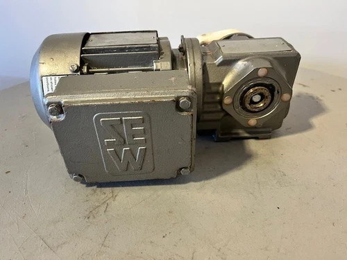 SEW-Eurodrive DFT71D4-KS 1HP AC Motor with SA37DT71D4-KS Helical-Worm Gearbox