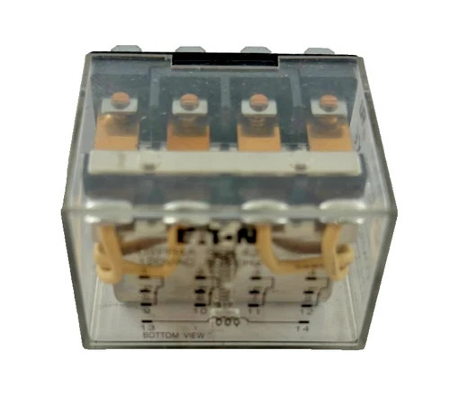 Eaton D7PR4A 4PDT Power Relay, 120 VAC Coil