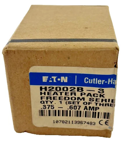 EATON Cutler-Hammer H2002B-3 Freedom Series Heater Pack, 0.375 - 0.607 Amp, Set of 3 — primary product image