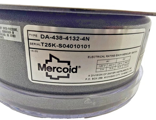 Mercoid DA-438-4132-4N Temperature Control Switch 50-150°F — product image 3 of 8