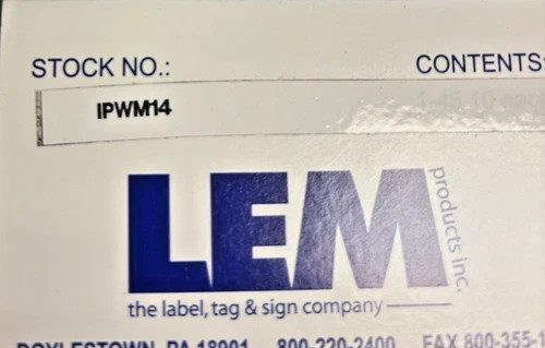 LEM Products IPWM-14 Industrial Wire Markers Pack — product image 3 of 3