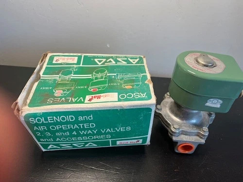 ASCO Red Hat Solenoid Valve 8042C35, 3/4 Inch, Normally Closed, 120VAC — primary product image