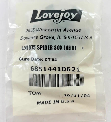 Lovejoy L/AL075 Spider SOX (NBR) Flexible Coupling Insert — primary product image