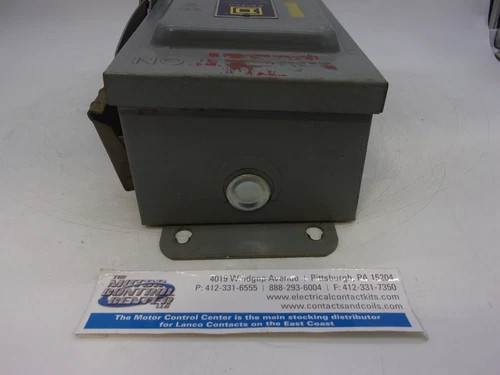 Square D H361AWK Heavy Duty Safety Switch 30A 3P 600V Non-Fusible Dust Tight — product image 7 of 8