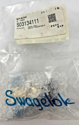 Swagelok B-1RM4 Brass Needle Valve, 1/4" MNPT