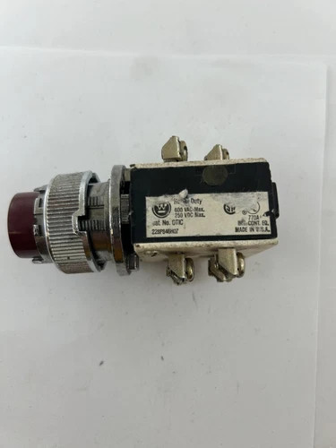 Westinghouse OTIC 228P846H07 Heavy Duty Red Push Button Switch — primary product image