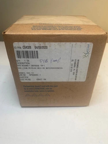 John Crane Type 1 Mechanical Seal Cartridge C04328 - 1.125 Inch Shaft