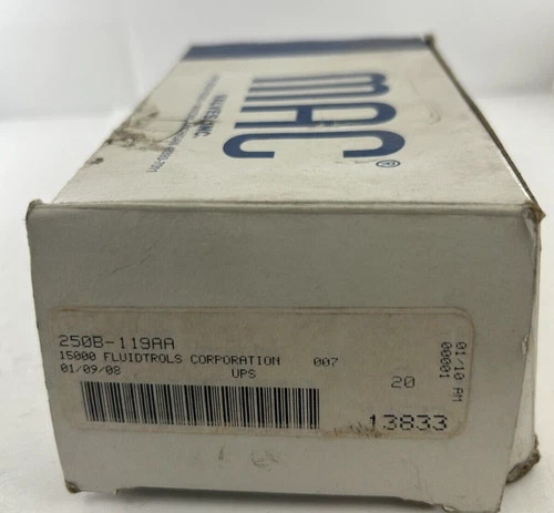 MAC 250B-119AAA Solenoid Valve — product image 4 of 4