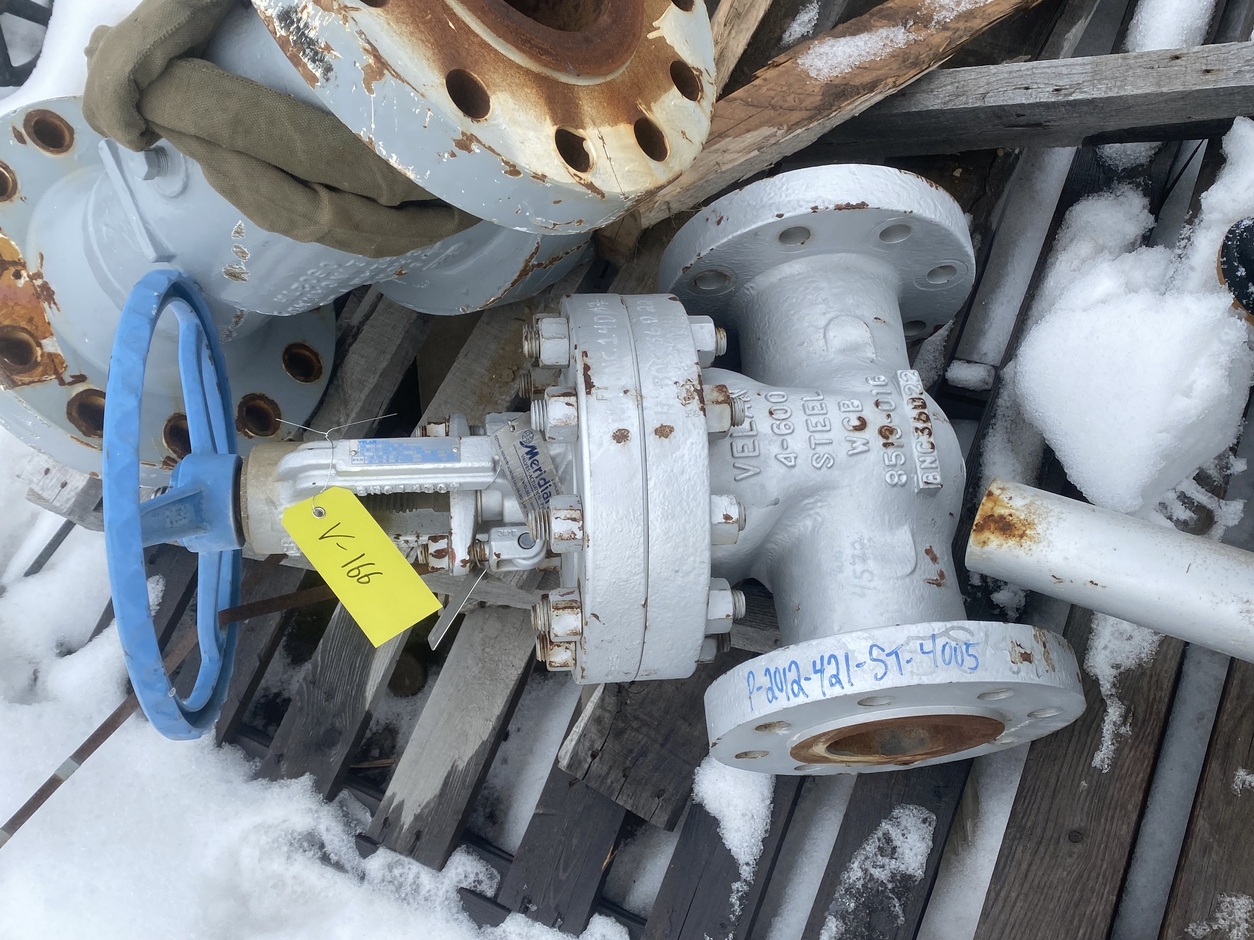 Velan 4" Class 600 Forged Steel Gate Valve F12-2064C-02TS