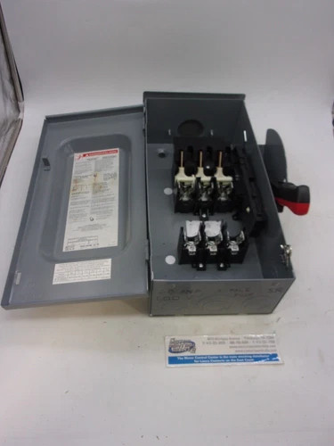 Square D H362RB Heavy Duty Safety Switch, 60A, 600V, 3-Pole, Fusible, NEMA 3R — product image 4 of 8