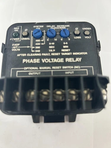 Instrument Transformers LPVR-480 Phase Voltage Relay Monitor 360-500V 3PH 60Hz — primary product image