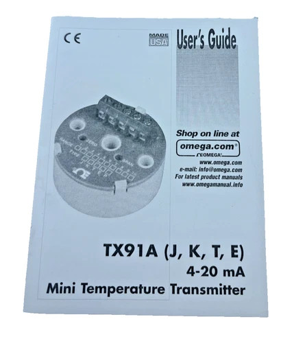 Omega TX91A-J2 Mini Temperature Transmitter — product image 5 of 5