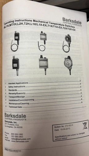 Barksdale T2H-S251-S0088 Temperature Switch — product image 4 of 4