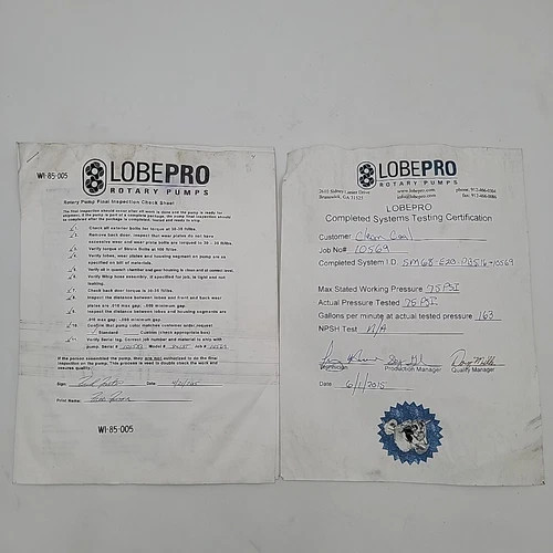 LobePro SM68T Positive Displacement Rotary Lobe Sludge Pump — product image 13 of 19