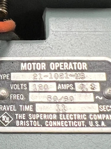 Superior Electric Powerstat Motorized Variable Autotransformer 21-1021-MD — product image 3 of 9