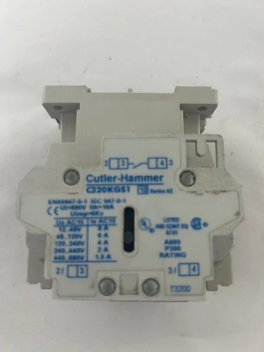 Cutler-Hammer CE15DNS3 Series B1 Freedom Series IEC Contactor with 120V Coil — product image 2 of 4