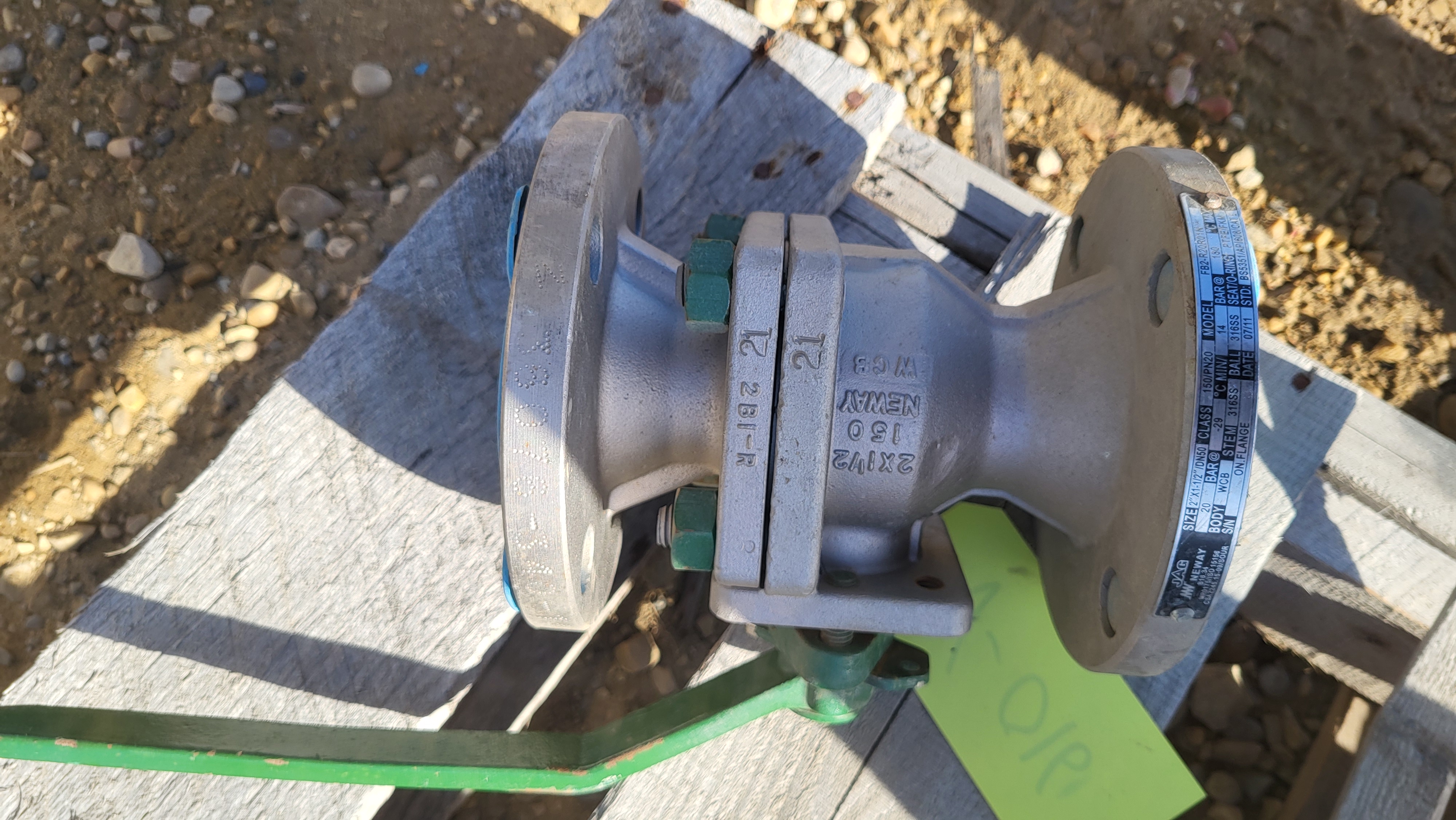 Neway FB2-R20R01N 2" x 1.5" Class 150 Flanged Ball Valve — product image 2 of 4