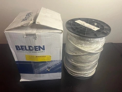 Belden 32412 12 AWG Silicone Insulated Hook-Up Wire with Glass Braid, 600V, 500 ft Spool — primary product image