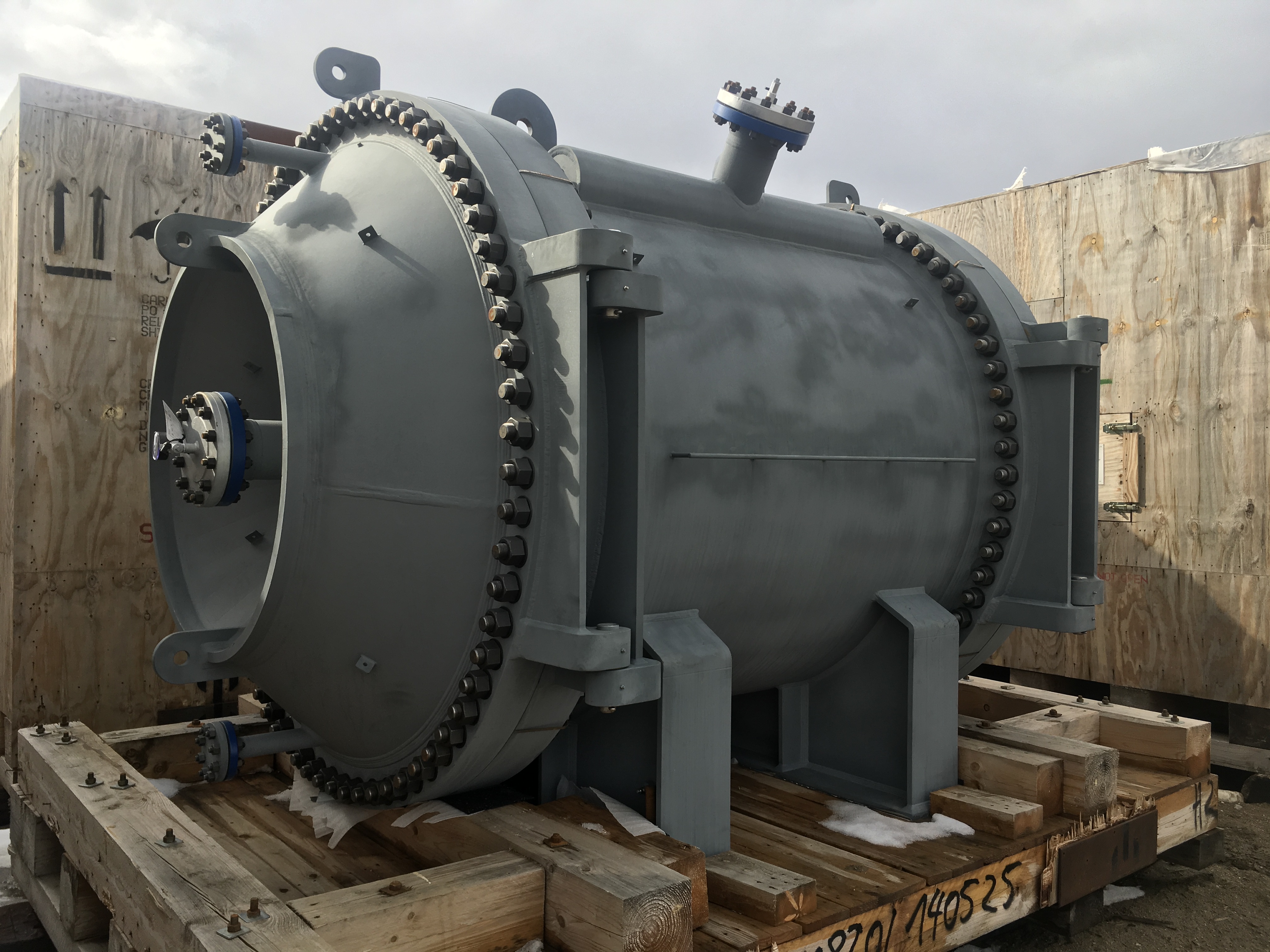 Unused Tranter Spiral Heat Exchanger 1120-E-10490, 2097.89 ft² — product image 2 of 5
