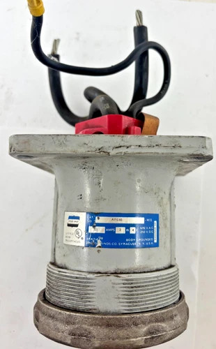 Crouse-Hinds AR648 Industrial Receptacle 60 Amps 3 Wire 4 Pole — product image 2 of 6