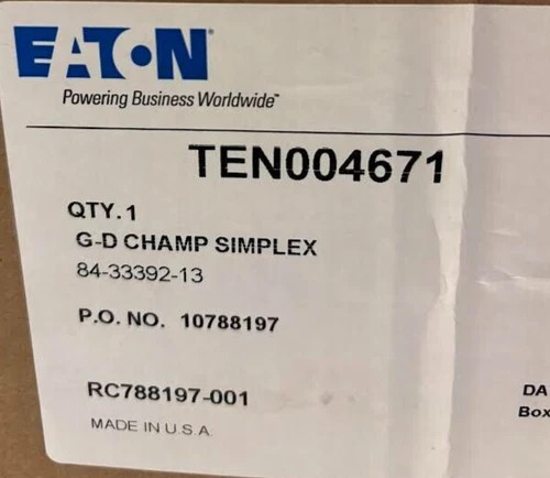 Eaton TEN004671 G-D Champ Simplex Enclosed Industrial Control Panel — product image 2 of 6