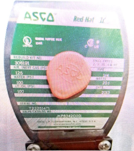 ASCO JKP8342G001 Red Hat II Solenoid Valve 1/4" NPT 110VAC — primary product image