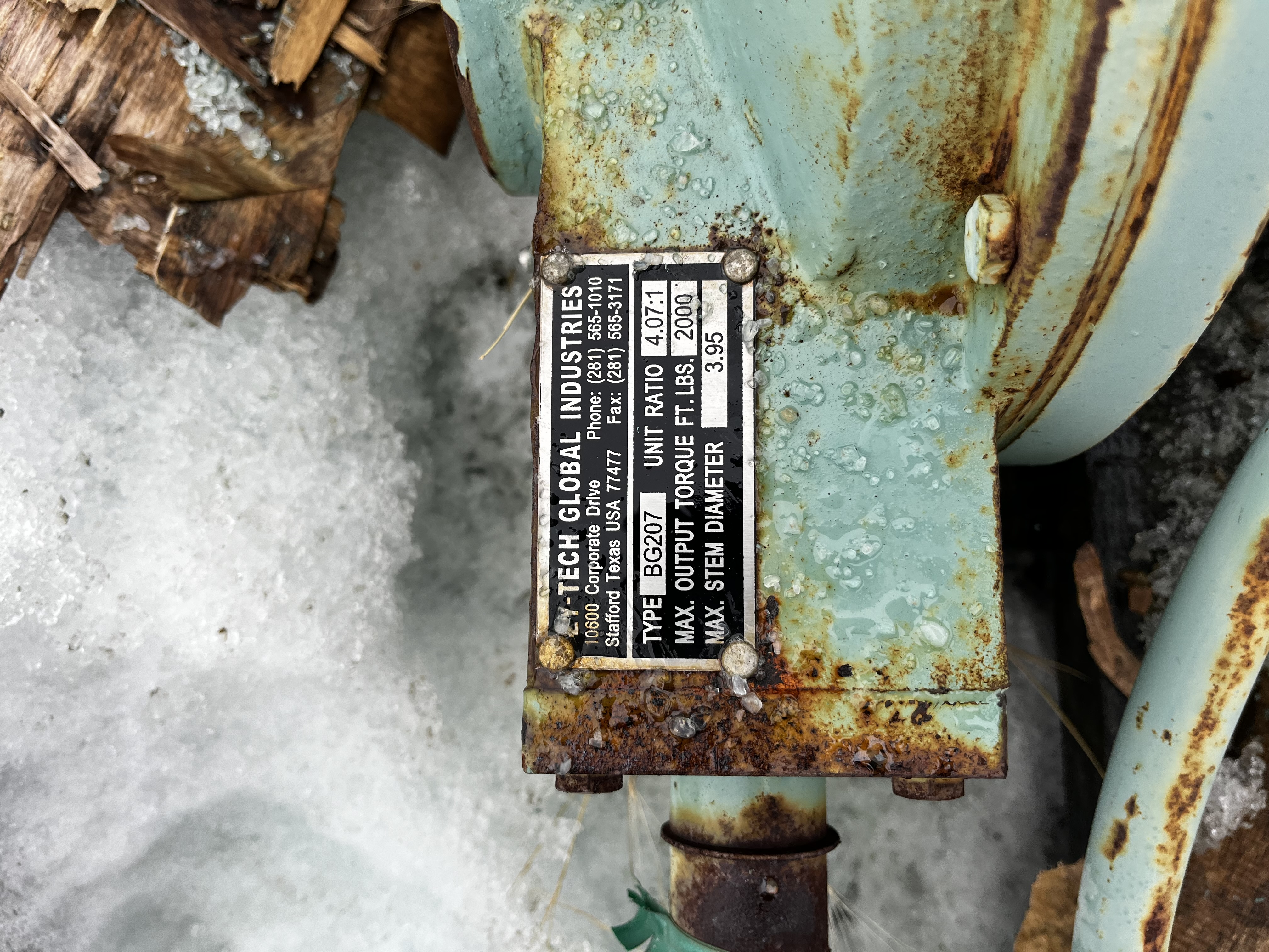 DSI 14 Inch Class 150 Cast Steel Gate Valve FIG 600 637XF with Zy-Tech B6207 Bevel Gear Operator — product image 5 of 5