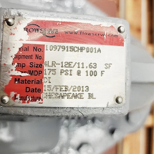 Flowserve 4LR-12E Horizontal Split Case Centrifugal Pump 4x6-12 — product image 15 of 16