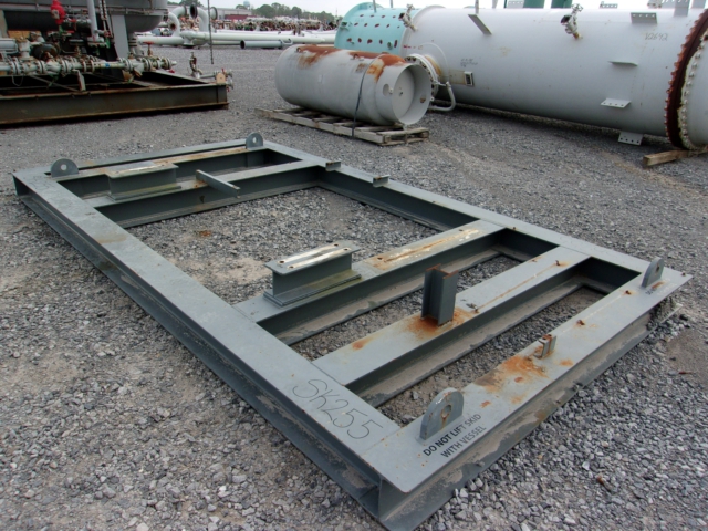 Custom I-Beam Vessel Skid Frame SK255 — product image 6 of 7