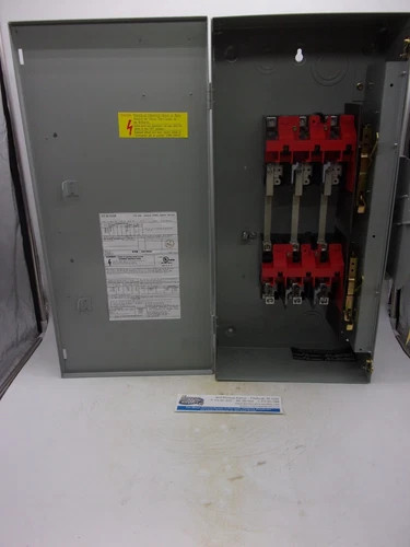 Eaton Cutler-Hammer DT363UGK Heavy Duty Double Throw Safety Switch 100A 600V 3P NEMA 1 — product image 3 of 7