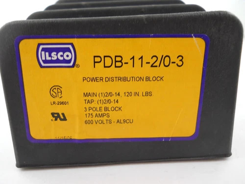 Ilsco PDB-11-2/0-3 Power Distribution Block