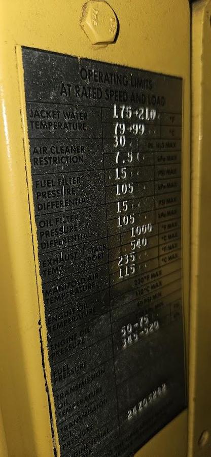 Caterpillar 3508 Diesel Generator Set 750 kW — product image 9 of 10