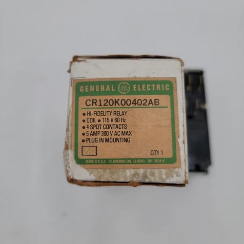 General Electric CR120K00402AB HI-Fidelity Relay — product image 2 of 7