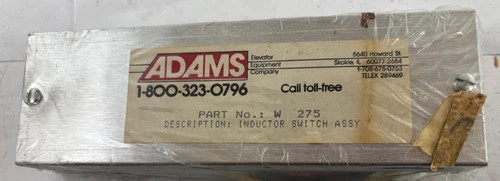 Adams Elevator Inductor Switch Assembly W 275
