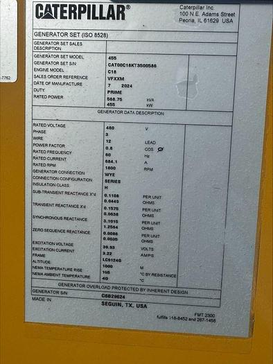 Caterpillar C32 1000 kW Diesel Generator Set — product image 5 of 10