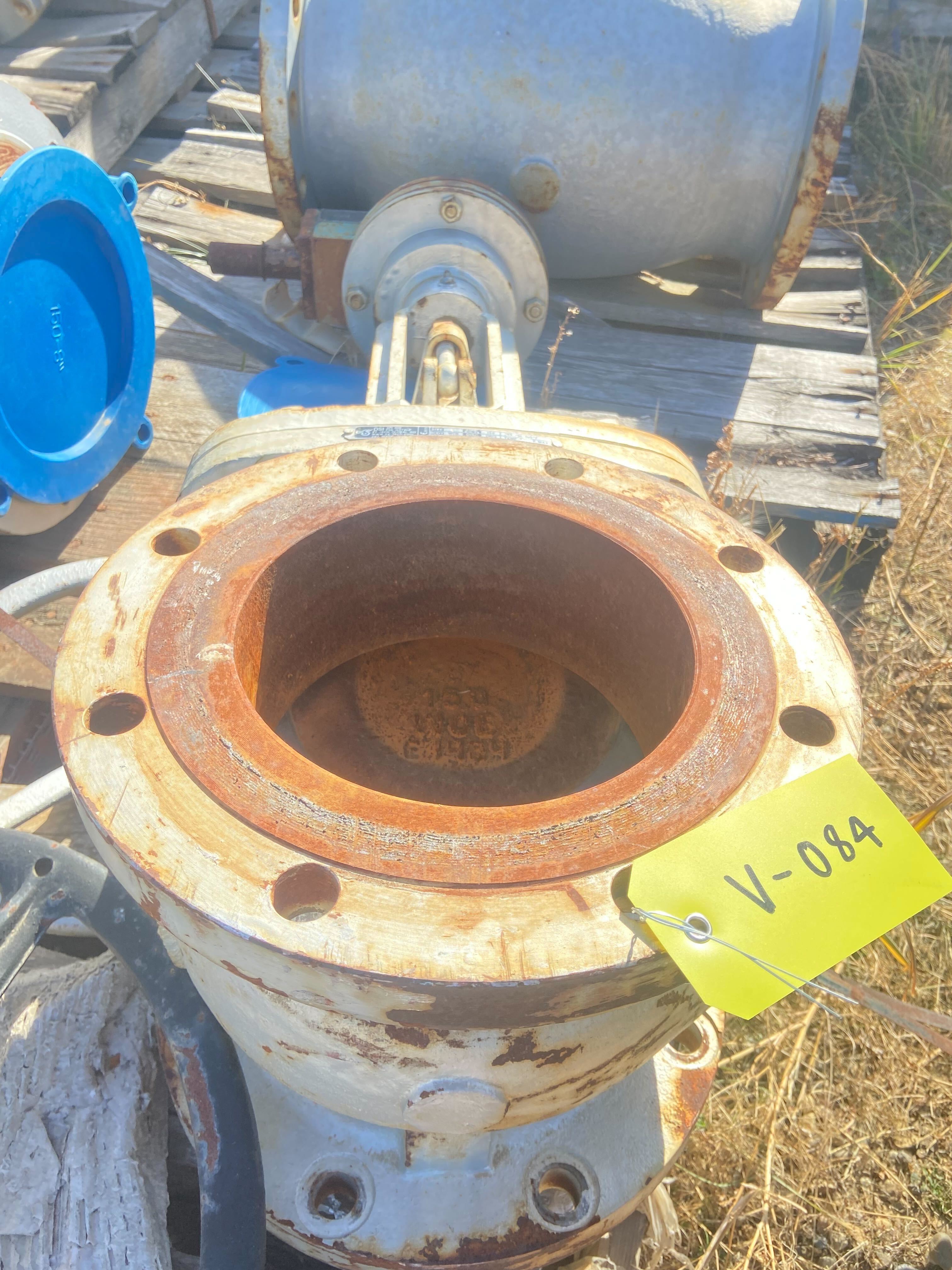 Zy-Tech DSI API 600 Gate Valve FIG G37XUF 8 Inch Class 150 with BG107 Bevel Gear Operator — primary product image
