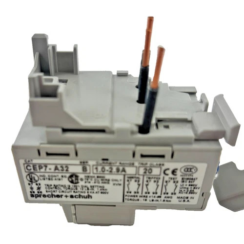 Sprecher + Schuh CEP7-A32 Overload Relay — product image 3 of 6