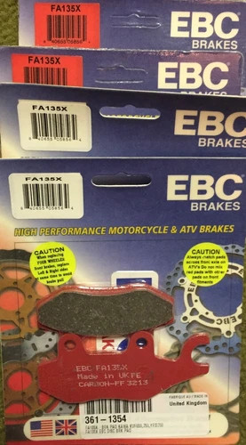 EBC Brakes FA135X High Performance Motorcycle Brake Pads (Lot of Four) — primary product image