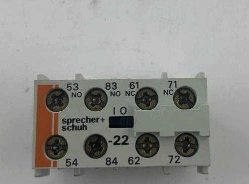 Sprecher + Schuh CS4-P Auxiliary Contact Block