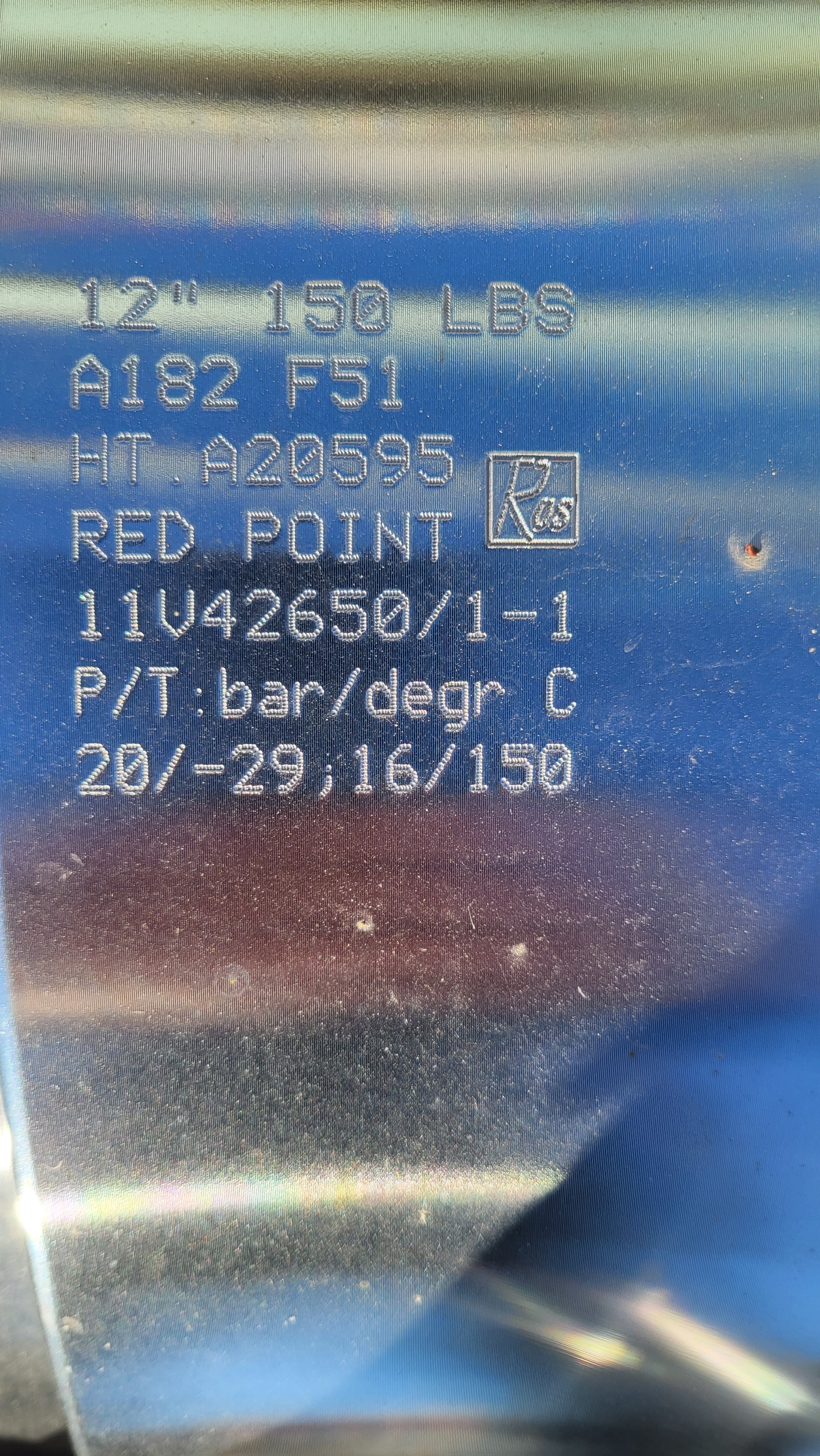 Red Point Stainless Ball Valve 12-Inch 150 Class A182 F51 — product image 6 of 7