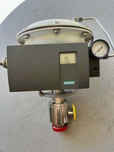 Steriflow Jordan 1" Plug Control Valve 18398-147 with 978SP Actuator and Siemens SIPART PS2 Positioner — primary product image