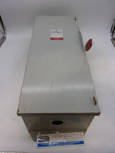 Westinghouse HFN323 Heavy Duty Safety Switch, 100 Amp, 240V, NEMA 1 — primary product image
