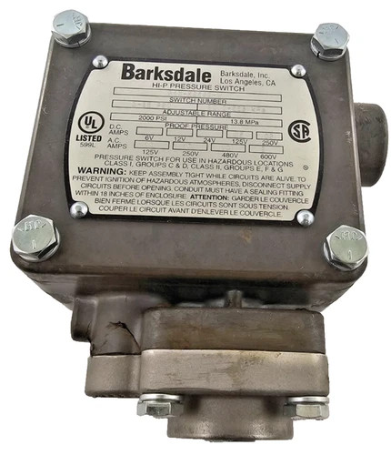 Barksdale P1X-K85SS-V High Pressure Switch — product image 2 of 8