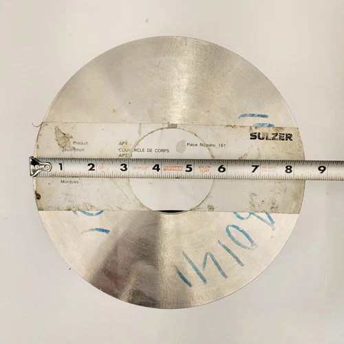 Sulzer Ahlstrom APT43-C-5M Stuffing Box Cover 8" 316SS — product image 6 of 6