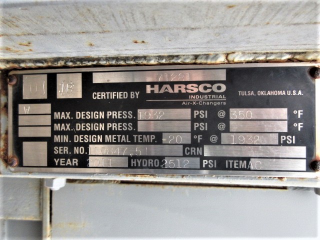 Harsco Industrial Air-X-Changers Air-Cooled Gas Cooler Assembly — product image 3 of 12