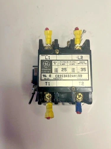 GE CR353AB2AH1BB Definite Purpose Contactor 480VAC 25FLA — primary product image