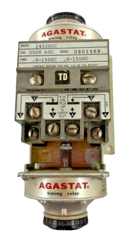 AGASTAT 2432DCC Dual Pneumatic Timing Relay — primary product image