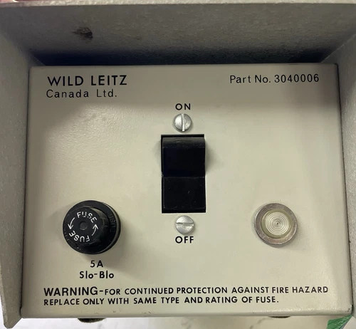 Wild Leitz 3040006 50W AC Mercury Source Power Supply — primary product image