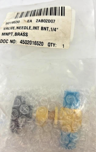 Swagelok B-1RM4 Brass Needle Valve, 1/4" MNPT — product image 3 of 4