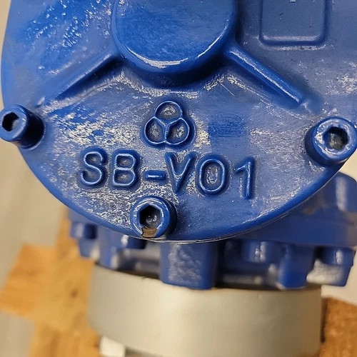 Flowserve Edward 4" Class 2900 Special Angle Blowdown Valve with V1-1S Gear Actuator — product image 9 of 19